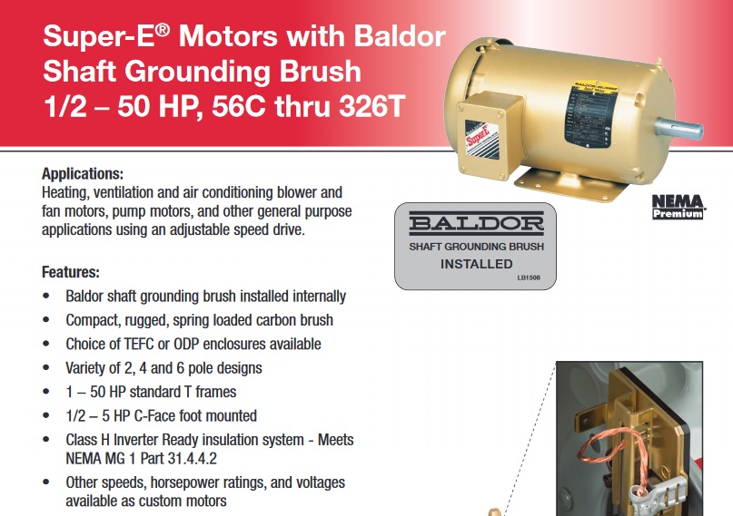 Baldor Super E Motors